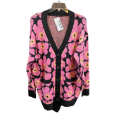 Chaleco Largo Flor Angora